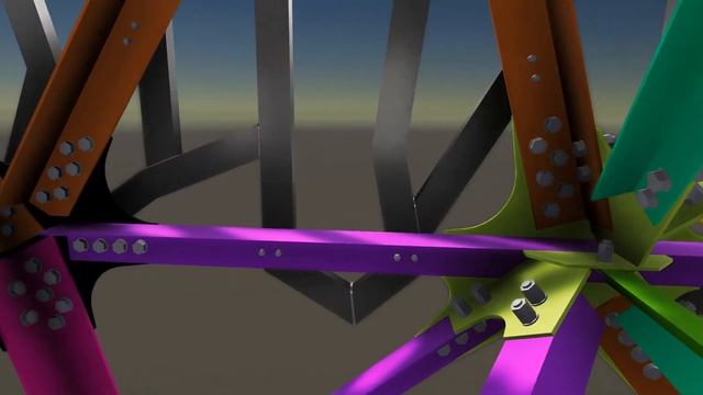 Power line - Сoat of Arms of Belgorod. Tekla Trimble Connect Visualizer смотреть онлайн