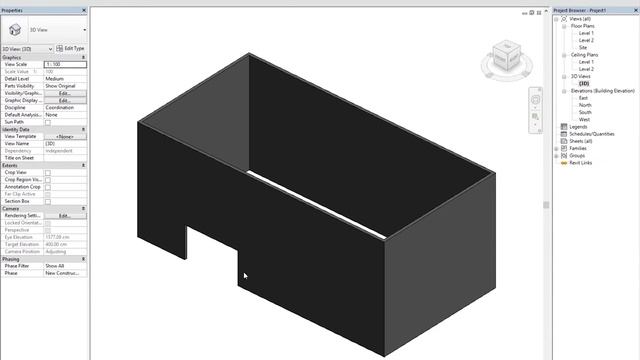 08. Create Wall Openings | Revit Architecture Malayalam Tutorials смотреть онлайн