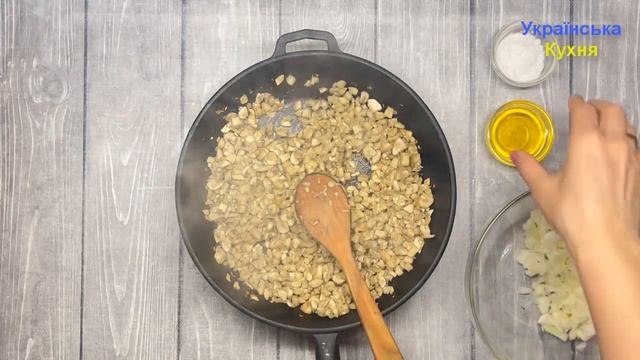 Пиріжки пісні з грибами/Пісне тісто для пиріжків любої начинки)