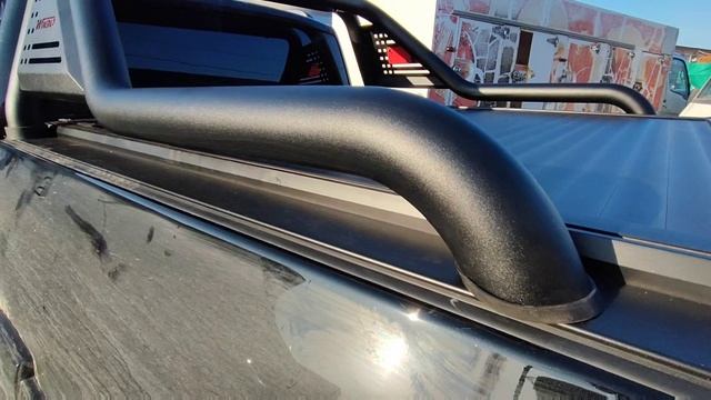 Первый тюнинг нового пикапа GW Poer рестайлинг. Электророллета RTG с черными дугами. смотреть онлайн