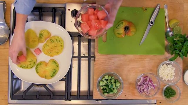 Watermelon Heirloom Tomato Salad смотреть онлайн