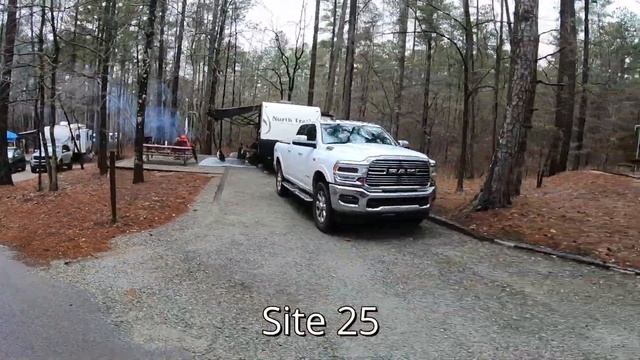 Fort Yargo State Park, GA - Campground - Campsite Tour смотреть онлайн