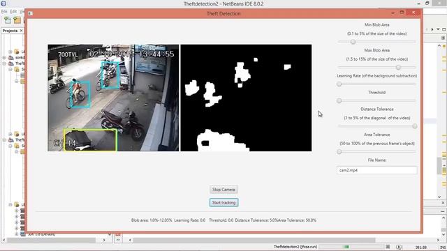 Theft Detection Using OpenCV and JavaFX ver 2 смотреть онлайн