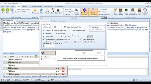 SpinnerChief 3 SuperSpin + Sentence spin смотреть онлайн