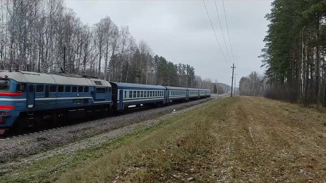 2М62У-0263 + ДРБ1М-014, перегон Друть - Воничи, о.п. Милое