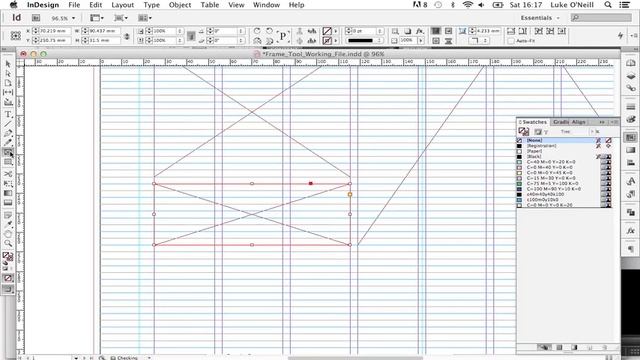 InDesign Turorials How to Use the Frame Tool смотреть онлайн