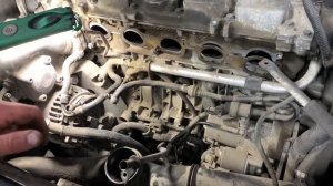 Обслуживание системы вентиляции картерных газов на моторе 2,5т Вольво хс90.