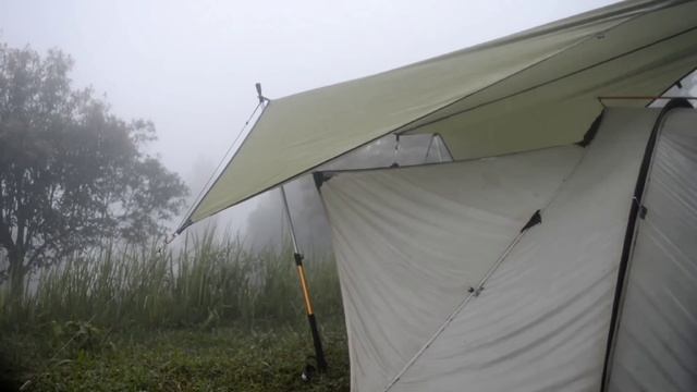 ⛈️ CRAZY RAIN!!! Solo camping in heavy rain, laze around in tent (SOOTHING SOUND OF RAIN) смотреть онлайн