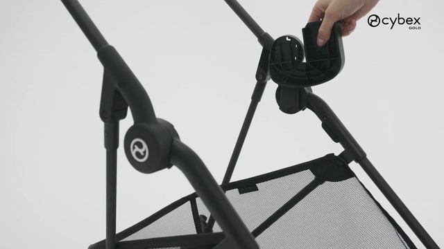 Как прикрепить детское автокресло на шасси коляски MELIO Carbon CYBEX