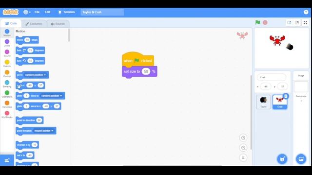 How to Make an Enemy that Chases another Sprite | Scratch Tutorial | Learn Scratch смотреть онлайн