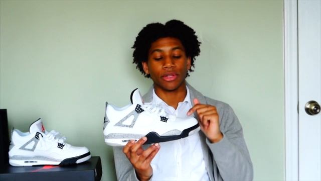 NEW!!!!! JORDAN 4 "89 CEMENT" NIKE AIR!!! ON FOOT REVIEW (THAT NIKE AIR ON THE BACK) смотреть онлайн