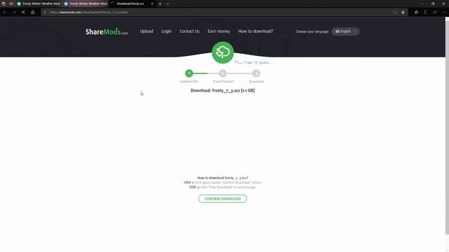 Установка зимнего мода в TruckersMP смотреть онлайн