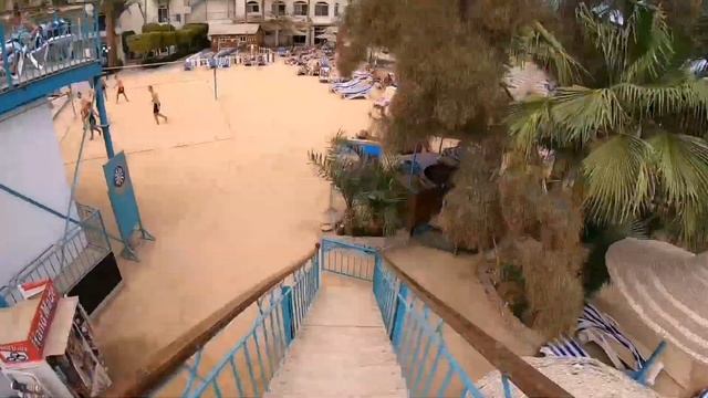 Hurghada Egypt Bella Vista Hotel...from room to beach! GoPro HERO7 Black Hyperlapse test смотреть онлайн