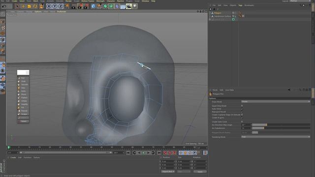 [C4D] Creating a Cartoon Character 004- Head Retopology Part 01 of 4 смотреть онлайн