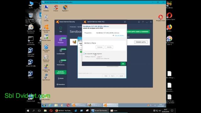 Avast Internet Security 17.9/ Test SandBox (échec !! ) смотреть онлайн