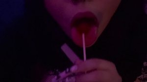 ASMR lollipop licking | XXL Nail tapping