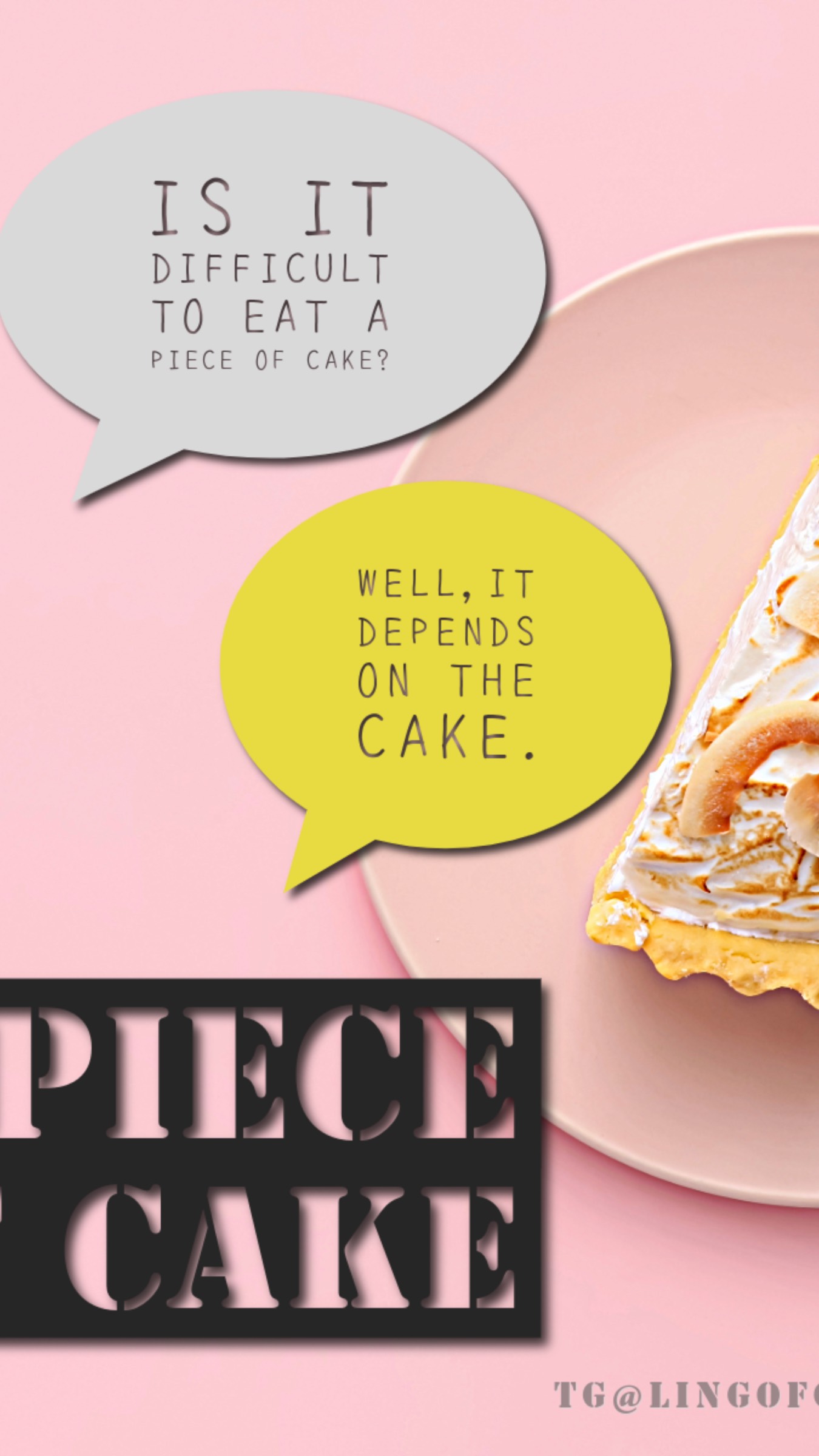 A piece of cake — это курс по самым популярным английским идиомам. смотреть онлайн