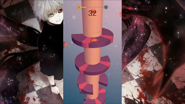 Пробую играть в Helix Jump, самая популярная игра?! смотреть онлайн