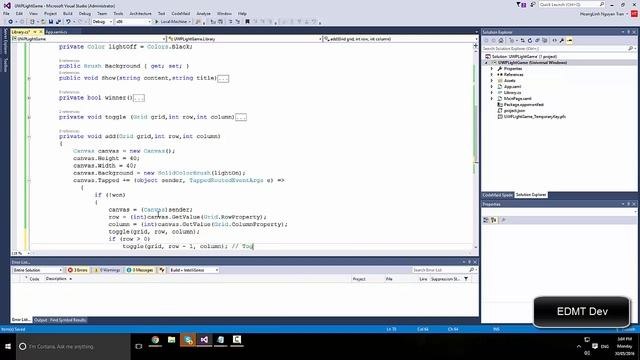Windows 10 Universal Apps - Light Game смотреть онлайн