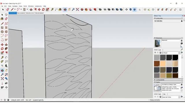 Como executar uma fachada em chapa ondulada no SketchUp (www.ibercad.pt/sketchup.html) смотреть онлайн