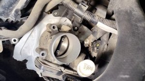 Чистка дроссельной заслонки Mitsubishi Outlander 3