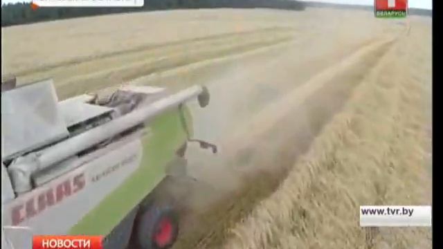 За ходом уборочной кампании пристально следит Президент смотреть онлайн