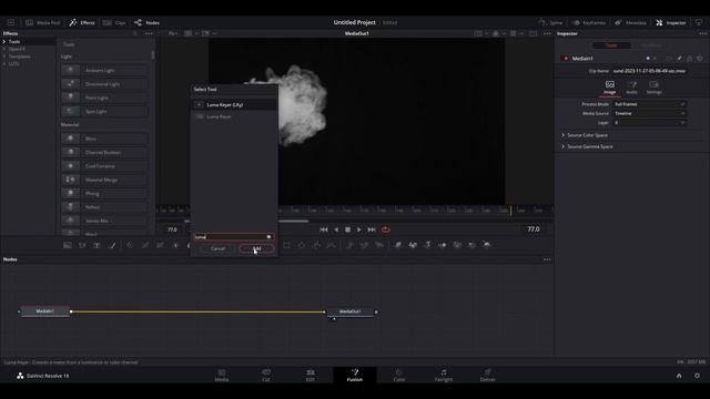 How To Remove A BLACK BACKGROUND In Davinci Resolve