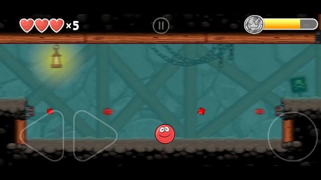 Red Ball 4 Into The Caves - Level 74 Gameplay Android смотреть онлайн