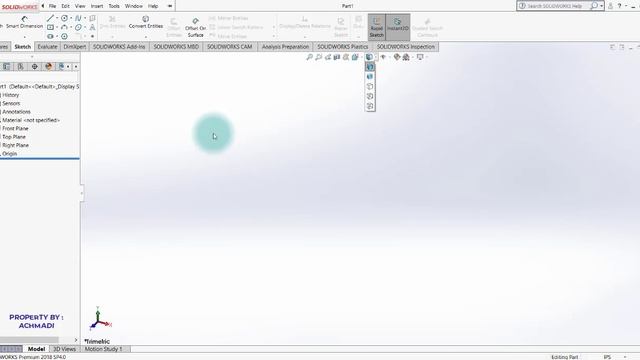 Latihan 1 tutorial Solidworks Mengenal menu-menu solidworks dan membuat job sheet 1 смотреть онлайн
