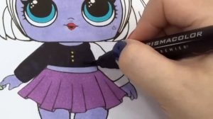 Куклы-сюрпризы LOL, раскраска персонажей Диснея: Рапунцель, Мулан, Русалочка, Малефисента