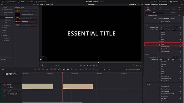 Faster and Better Essential Title with More Animations and Styles in DaVinci Resolve смотреть онлайн