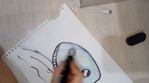 рисую умную колонку Марусю