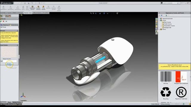 SolidWorks Photoview 360 Tutorial Alec Gronberg смотреть онлайн