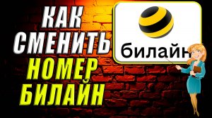 Как сменить номер билайн