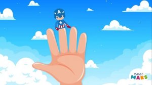 Семья Пальчиков СУПЕРГЕРОИ / Finger Family Song with Superheroes