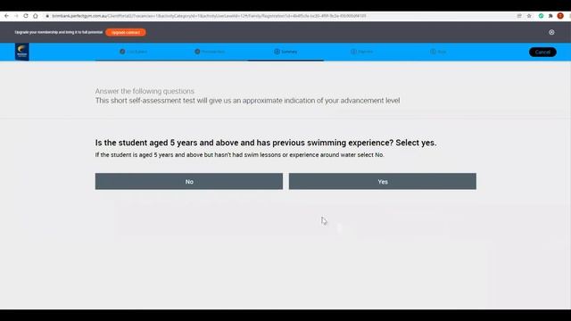 Perfect Gym Learn To Swim Online Enrolment Video смотреть онлайн