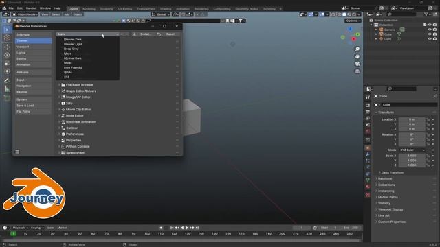 How to Change the UI theme in #blender смотреть онлайн