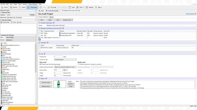 The Main Toolbar in Ansys Granta EduPack смотреть онлайн
