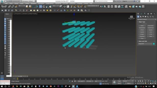 07-Array Tool in Detail in 3ds max смотреть онлайн