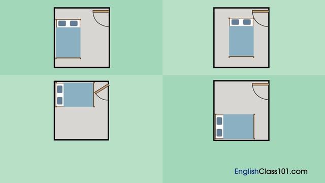 A2 Listening. Arranging furniture in the room.
