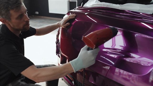 Wrapping Deck Lid on Mini Cooper S смотреть онлайн