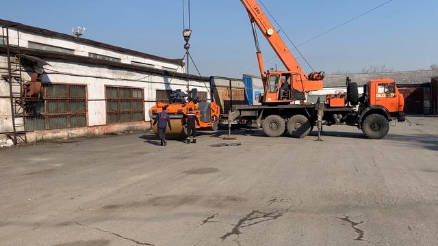 Каток дорожный DM-10 смотреть онлайн