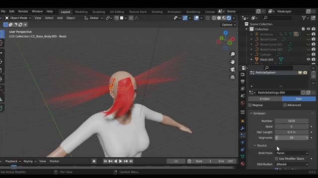 The Struggle of Creating Hair in Blender 3D смотреть онлайн