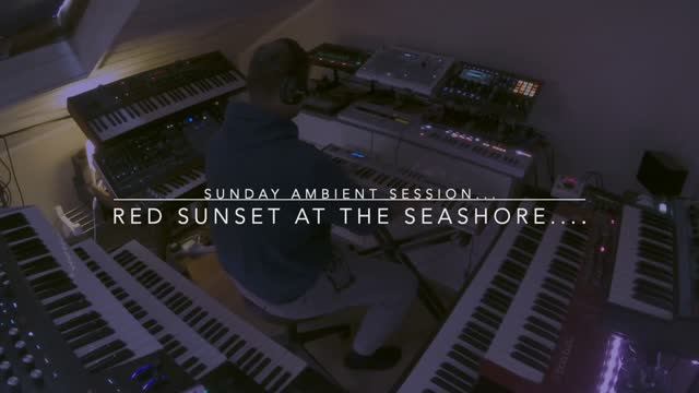 Red Sunset At The Seashore...... Sunday Ambient Session.... смотреть онлайн