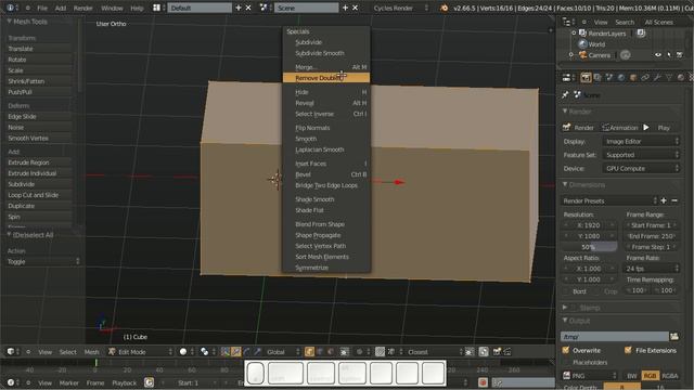 Automatic merge vertices feature смотреть онлайн