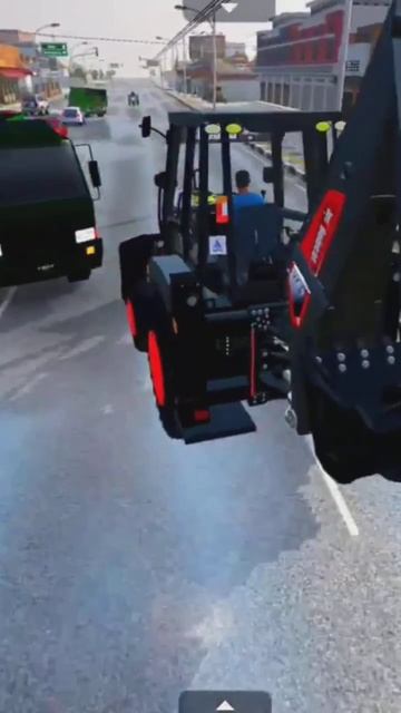 live jcb bakchole loader driving simulator Indonesians #shortsh#jcb#bakchole