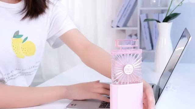 Handheld Fan Rechargeable Mini Personal [Fan with Fragrance Portable Fan] смотреть онлайн
