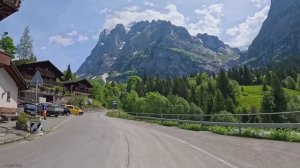 ПОЕЗДКА ПО САМЫМ КРАСИВЫМ ДЕРЕВНЯМ ШВЕЙЦАРИИ (ГРИНДЕЛЬВАЛЬД) - 4K