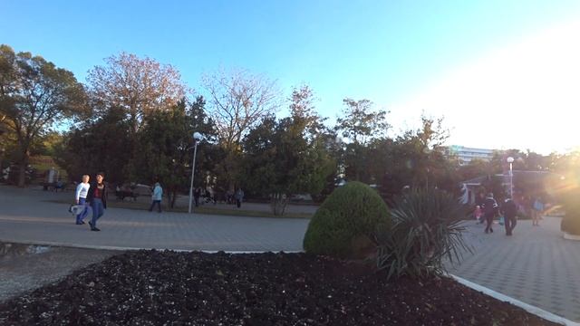 Анапа. Цветочки. Вечерняя набережная. Крутые байки. смотреть онлайн