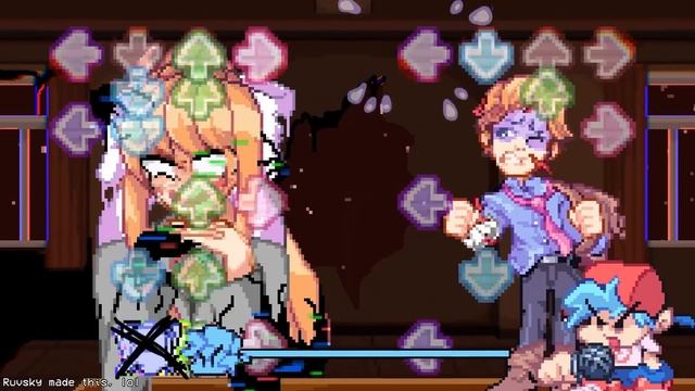 Прозрение в FNF, когда наступает очередь противника, мод меняется — Friday Night Funkin' смотреть онлайн